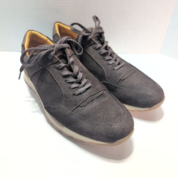 Brothers United Buadonis Suede Leather Chocolate Brown Sneakers Men\'s 9.5 main image 4